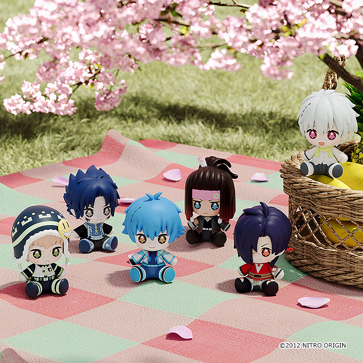Aoba, Koujaku, Noiz, Clear, Mink, and Ren from “DRAMAtical Murder