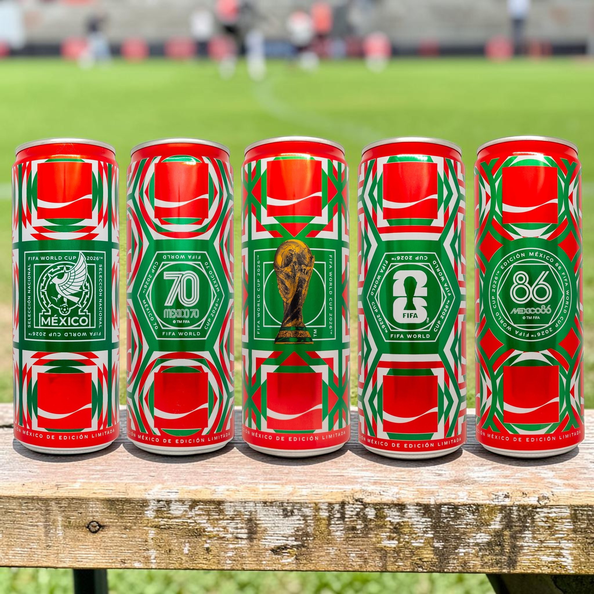COCA-COLA - FIFA WORLD CUP 2026 - COLECCIÓN MÉXICO - 5 can set