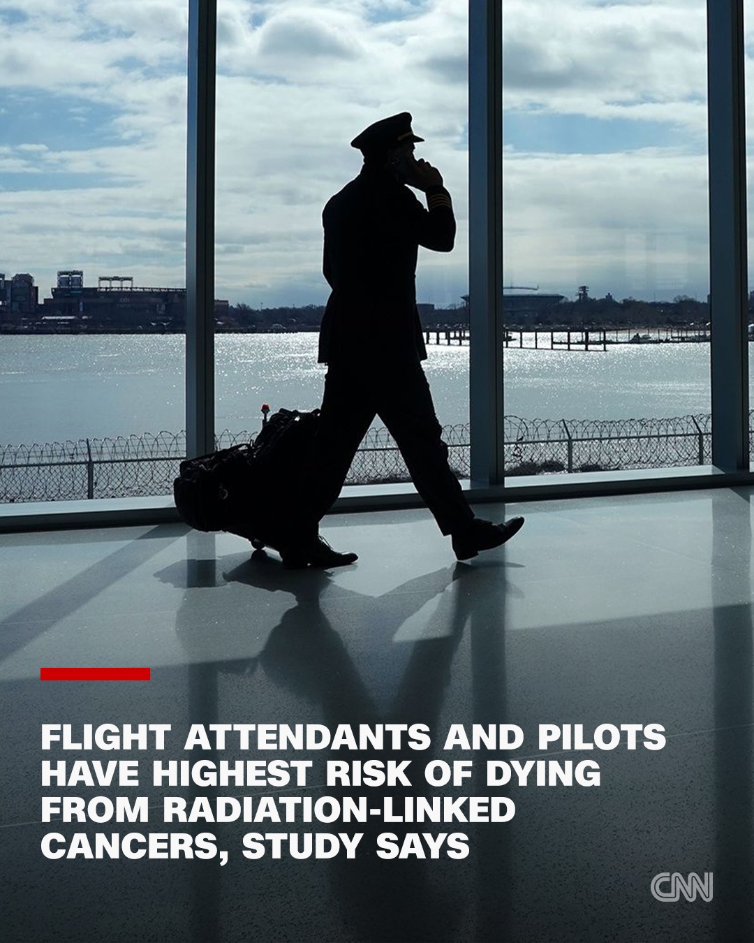 Flight attendants and pilots are at the highest risk of dying from radiation-related cancers – even more than people who work with radioactive materials, according to a new study. https://cnn.it/4qqpSG9