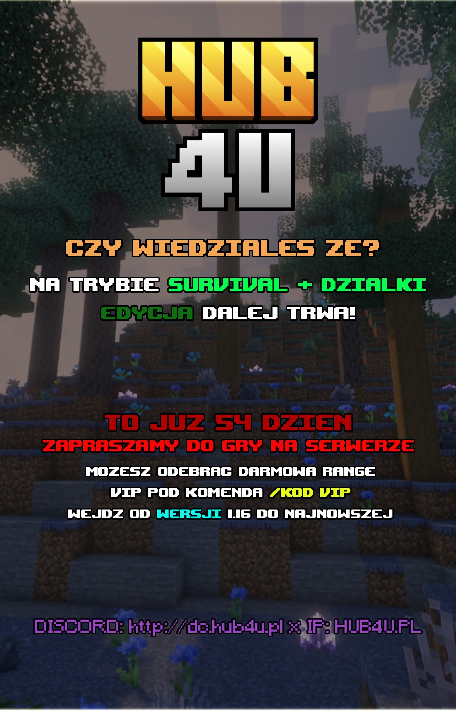 Hub4u.pl - ⁂ IP serwera: Hub4u.pl 👑 START EDYCJI 19.12... | Facebook