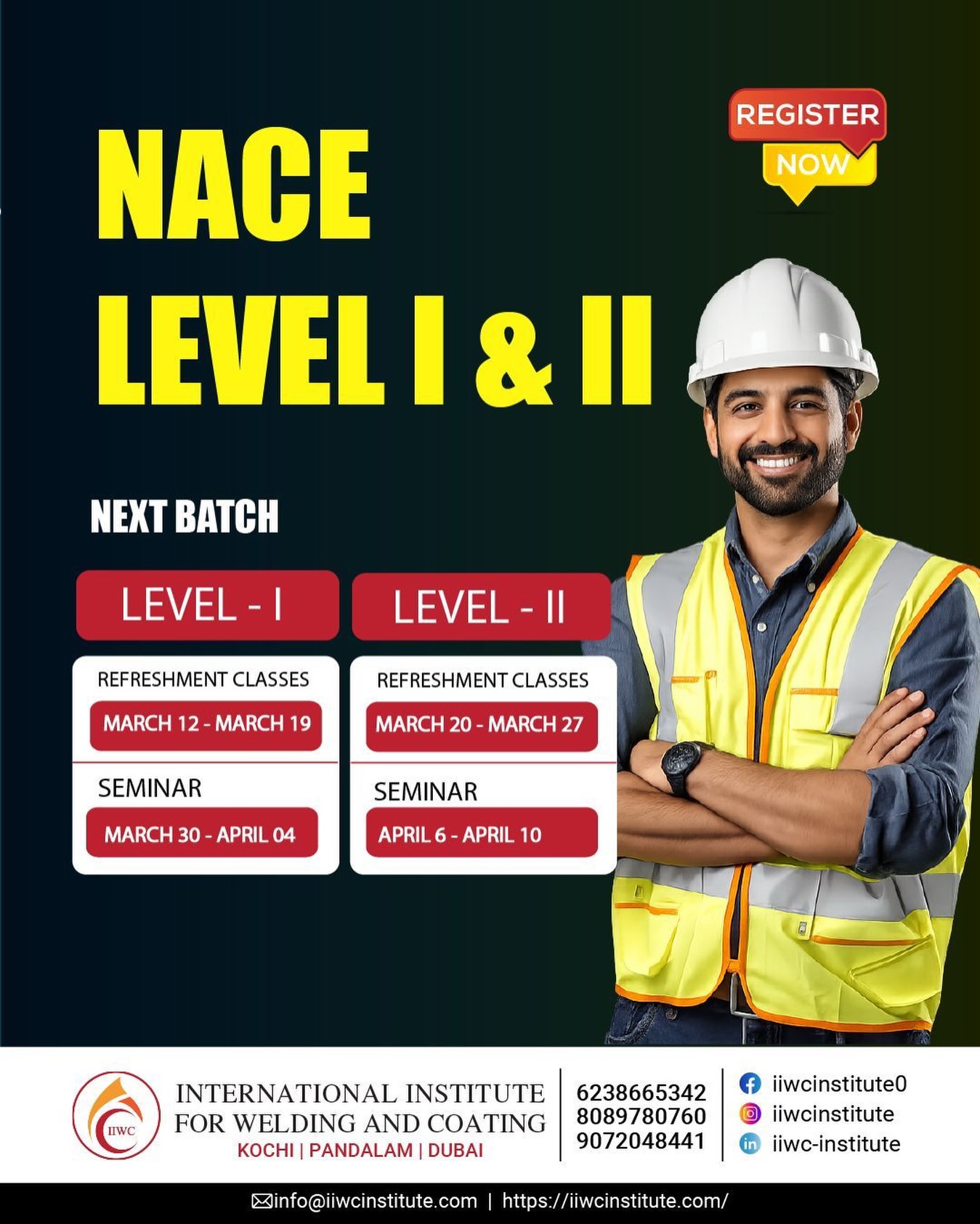 International - 🚀 NACE LEVEL I & LEVEL II – NEXT BATCH OPEN! 🚀 Advance ...