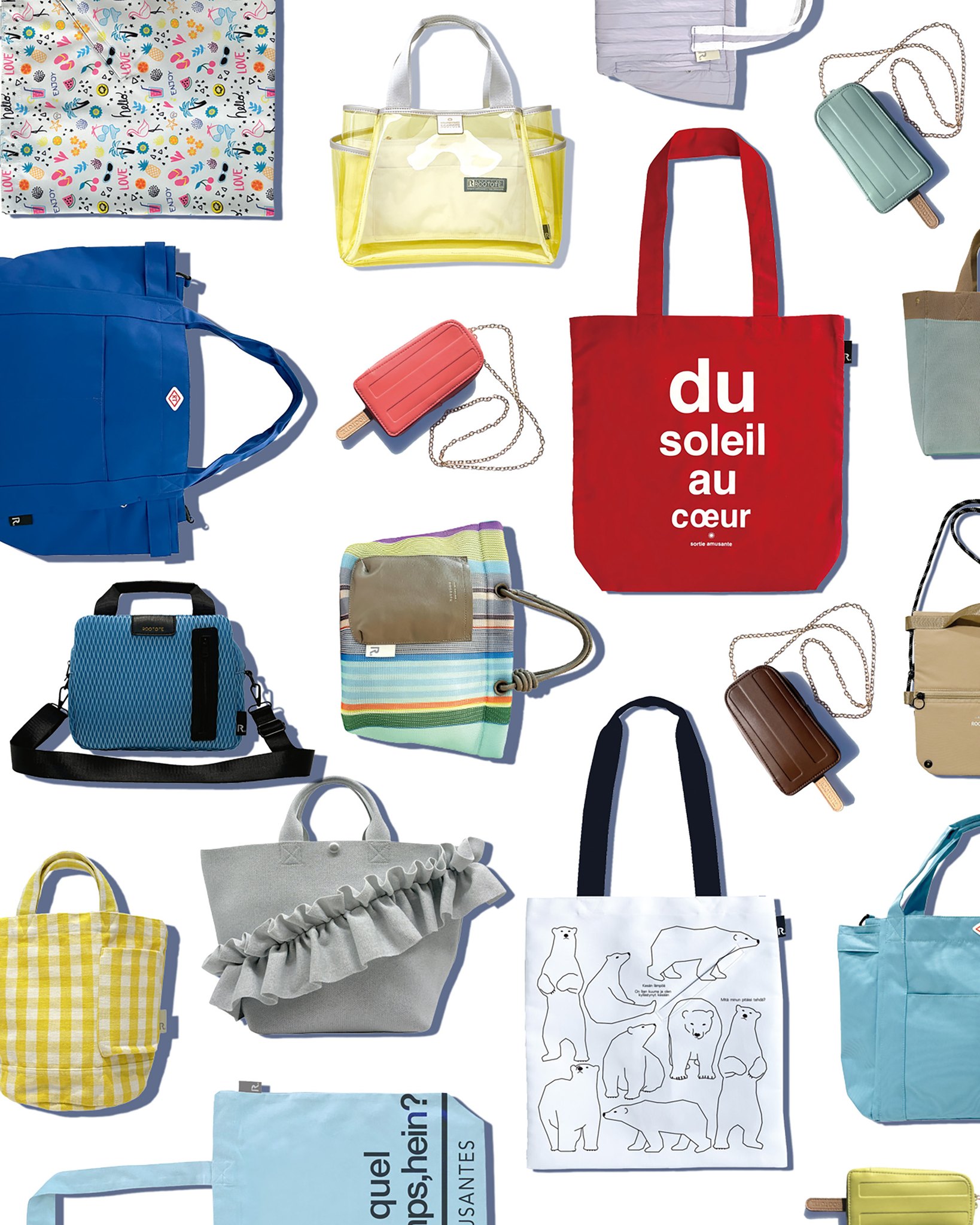 ROOTOTE×スタジオUG ルーショッパー こねずみ ルートート ルートート