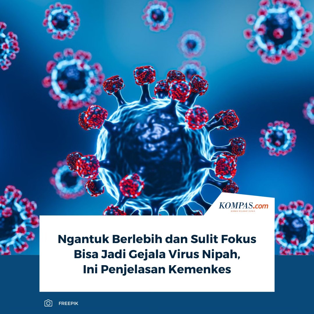 Kompas.com - Virus Nipah bisa berkembang dari gejala mirip... | Facebook