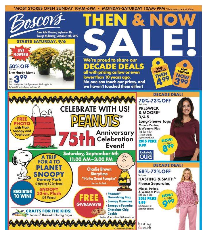 🚨 Boscov’s THEN & NOW SALE! 🚨 ... - The Mt. Laurel Sun | Facebook