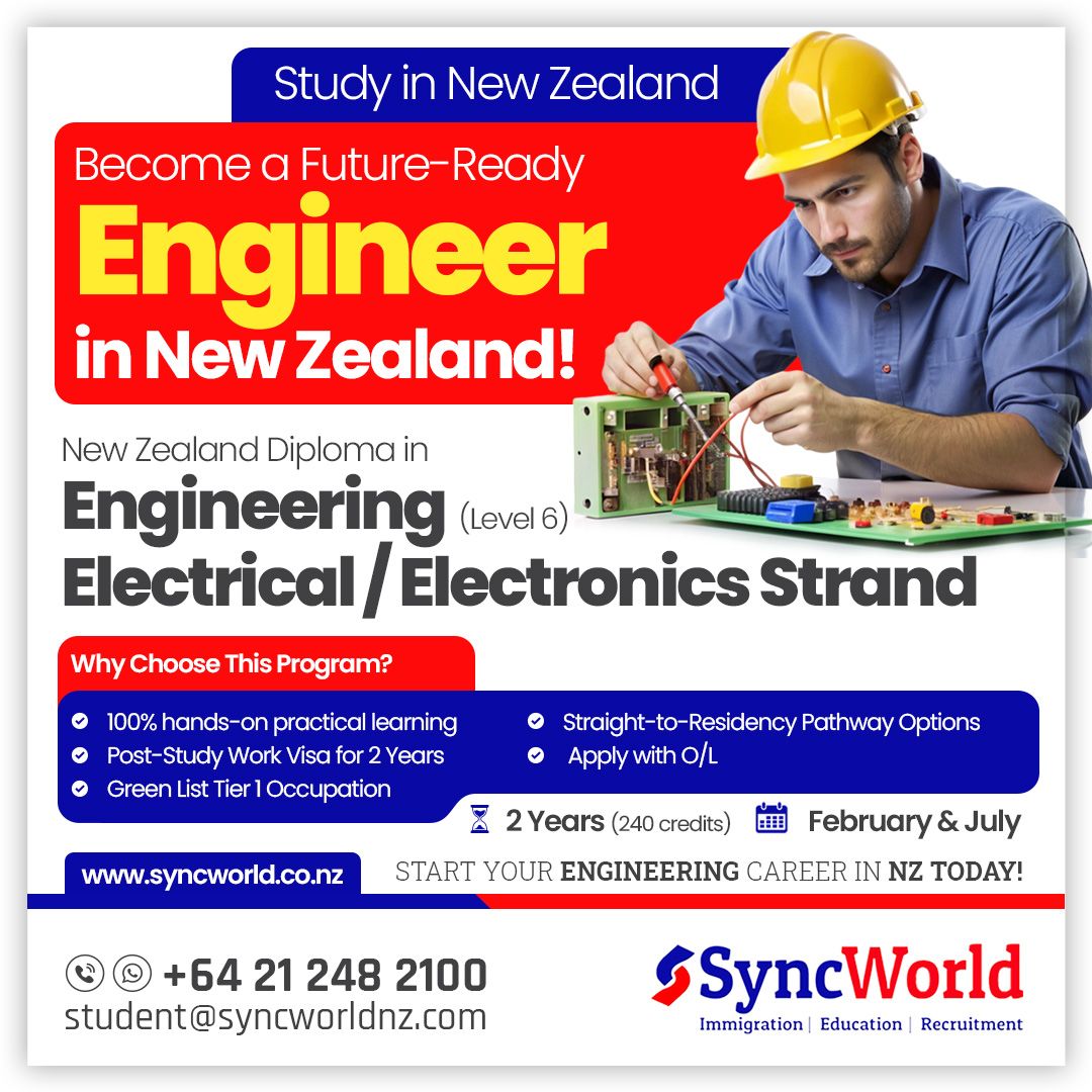 SyncWorld - Become a Future-Ready Engineer in New Zealand! 🇳🇿 New ...