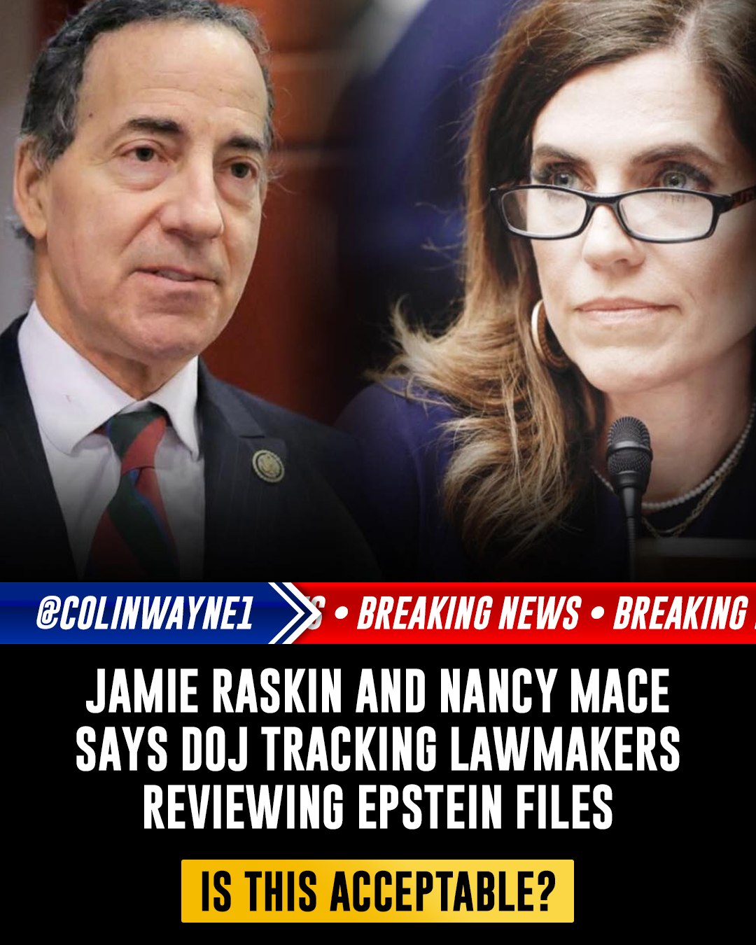 Colin Wayne - Jamie Raskin and Nancy Mace are both saying... | Facebook
