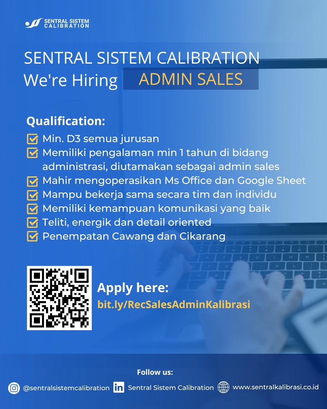 Lab Sentral Sistem Calibration | Cikarang