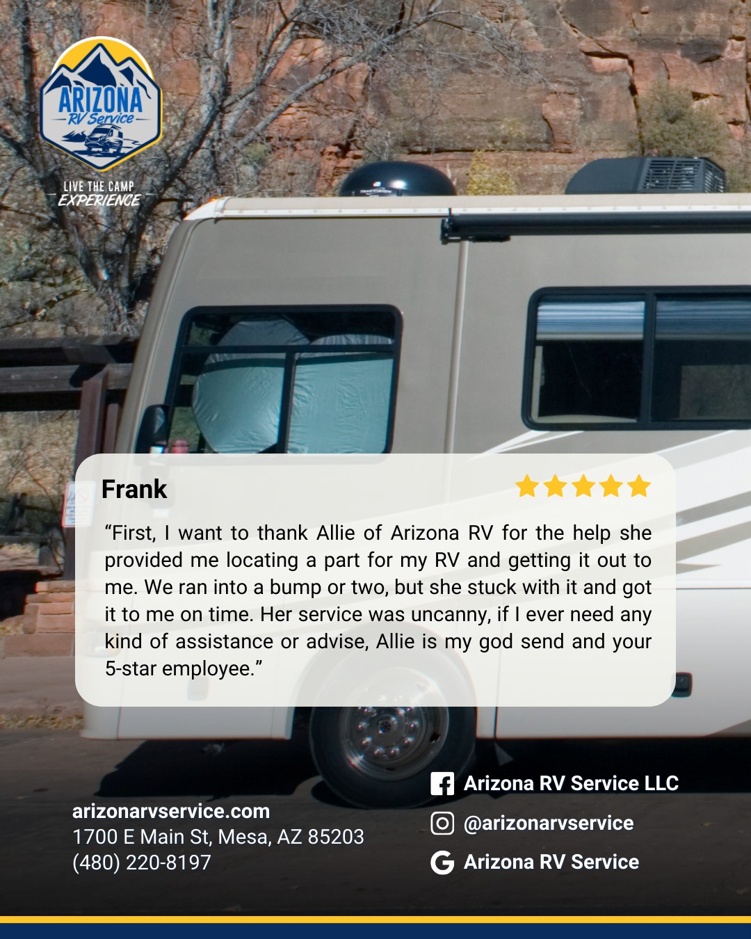 Arizona RV Service LLC. | Mesa AZ