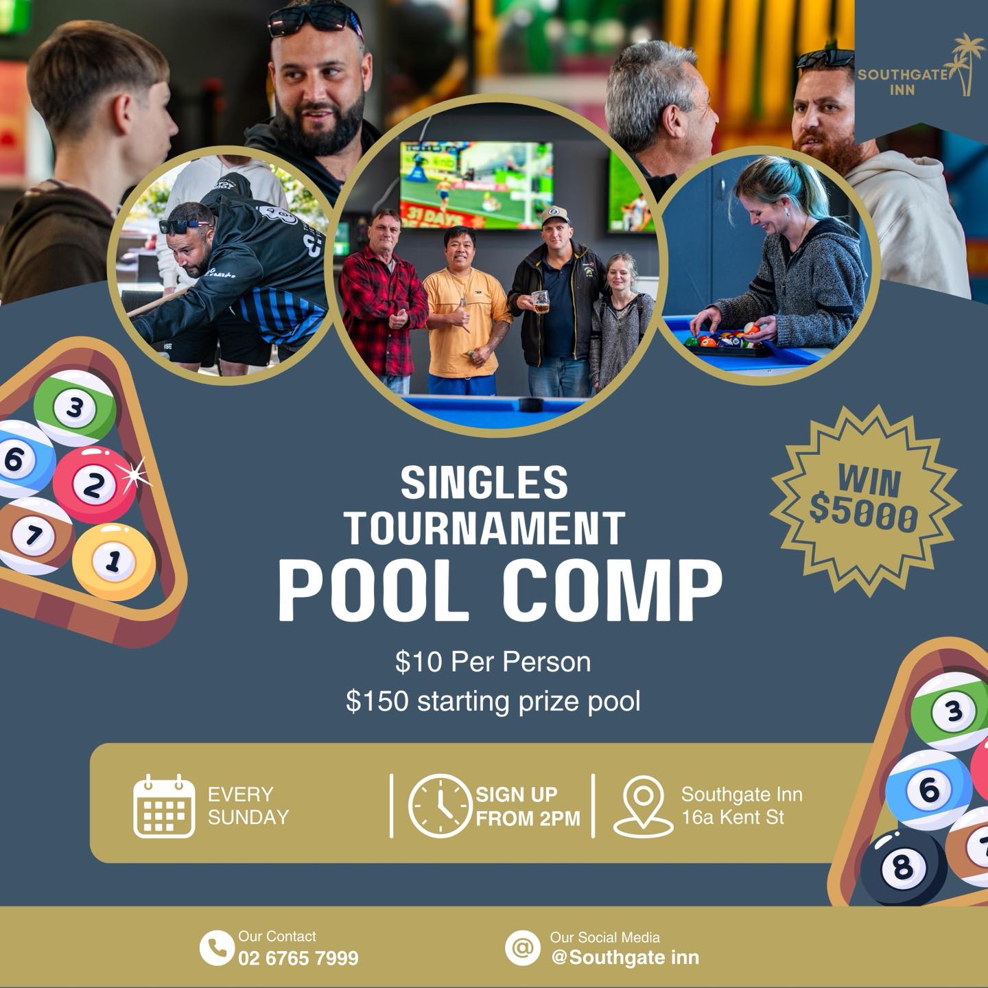 Southgate - 🎱 SINGLES POOL TOURNAMENT – EVERY SUNDAY! 🎱 Think you’ve ...