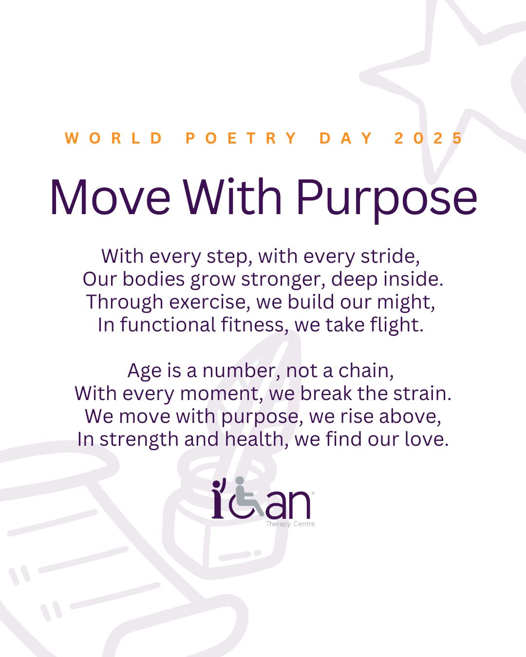 I Can - Happy World Poetry Day! 🖋️🌎 To celebrate, we're sharing a ...