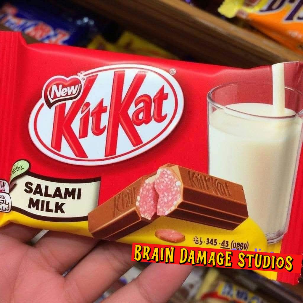 Brain - Dairy Meat! LTD EDITION Kit Kat Chocolate Salami Milk Candy Bar ...