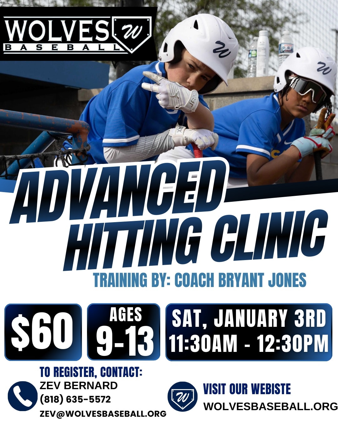 Wolves Baseball - ⚾️ Wolves Advanced Hitting Clinic ⚾️... | Facebook