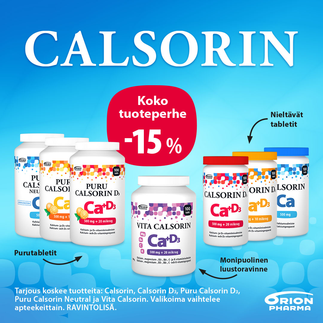Haapajärven - Tartu luunkovaan tarjoukseen! Nyt saat kaikki Calsorin ...