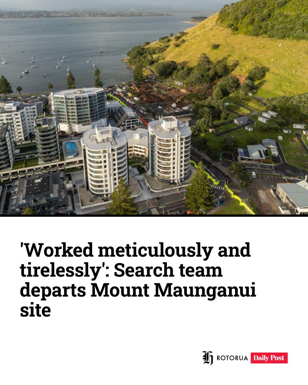 Rotorua - Their work included both rescue operations and support for ...