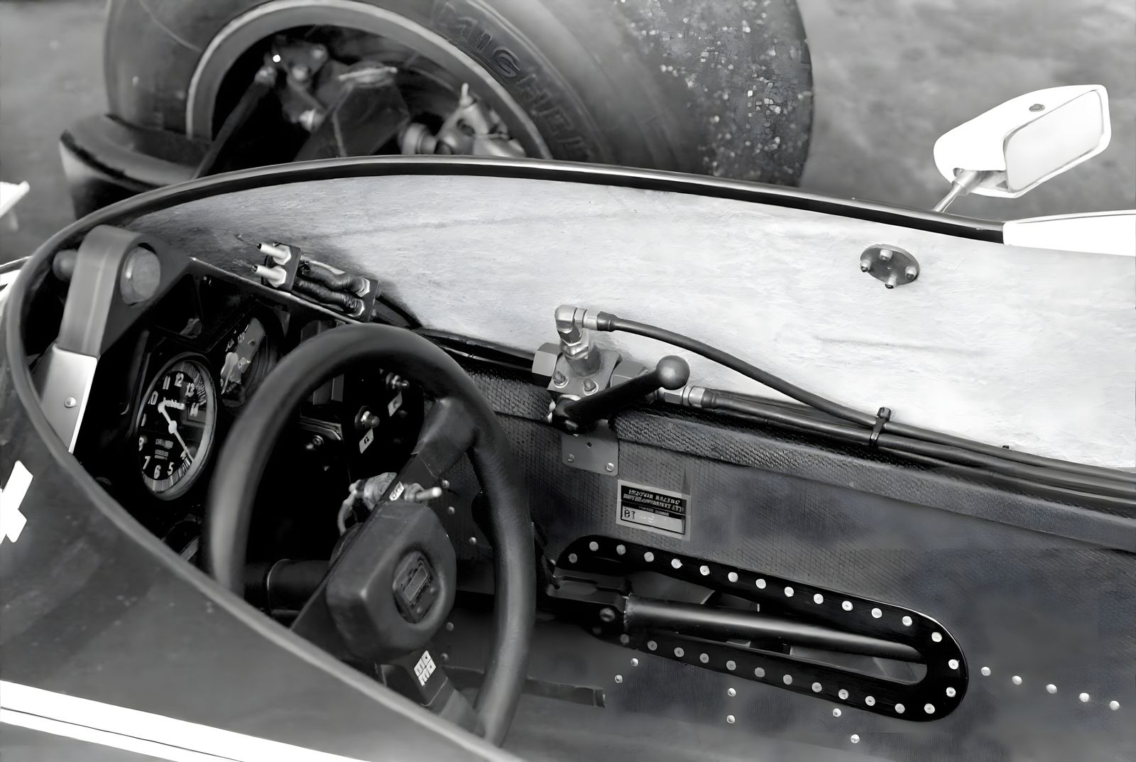 The Cars - 📍The cockpit of the Brabham BT49C featured a conspicuous ...