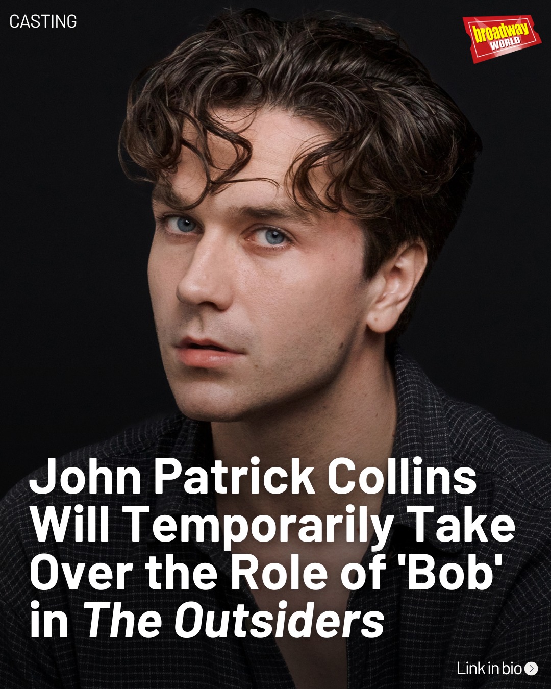 BroadwayWorld - John Patrick Collins, currently a swing in... | Facebook