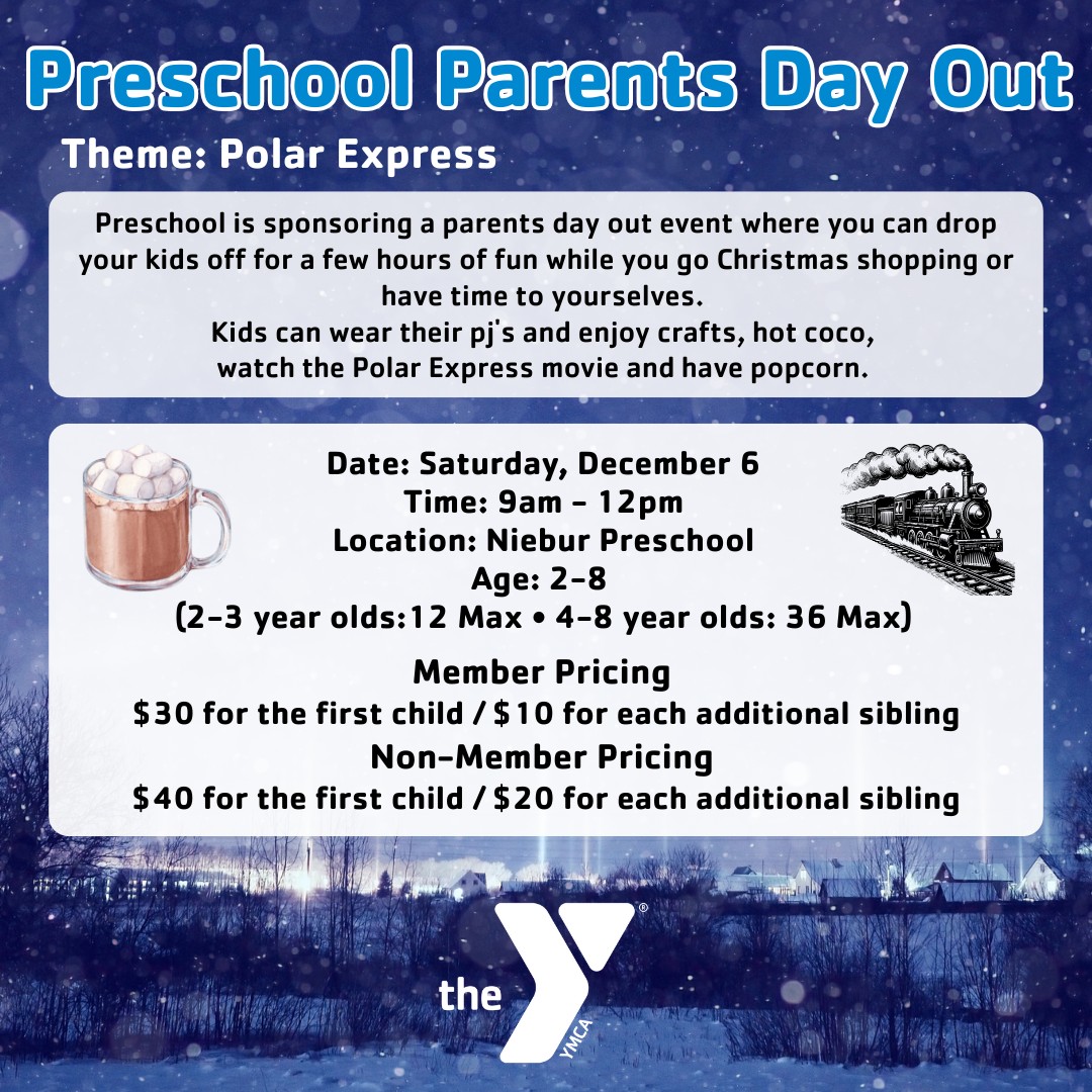 Edwardsville-YMCA - The Niebur Preschool is throwing a Parents Day Out ...