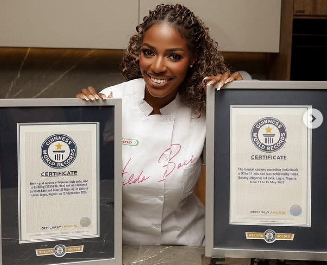 Food influencer Hilda Baci, in partnership with Gino, a popular
