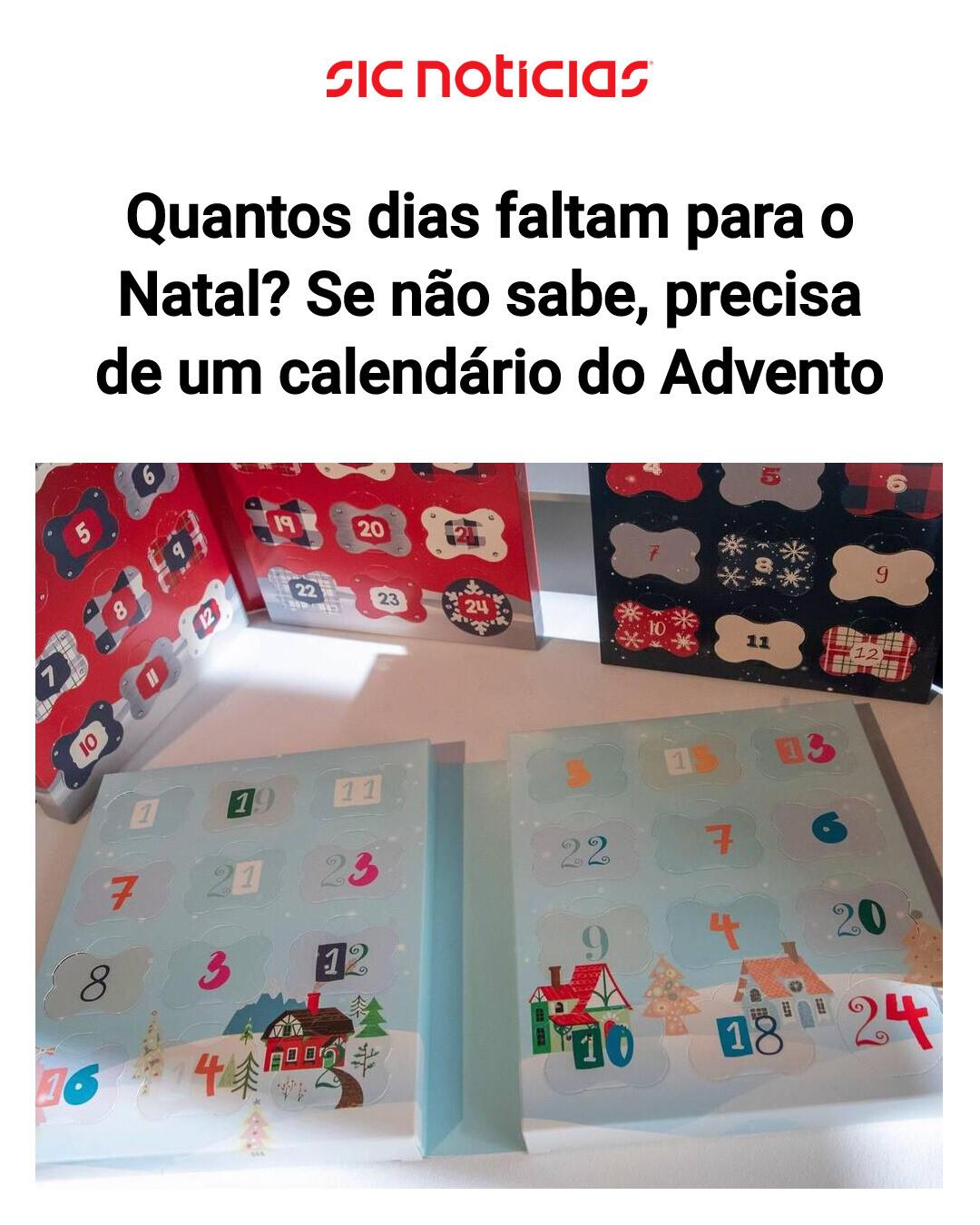 SIC - Quantos dias faltam para o Natal? Se não sabe, precisa de um ...