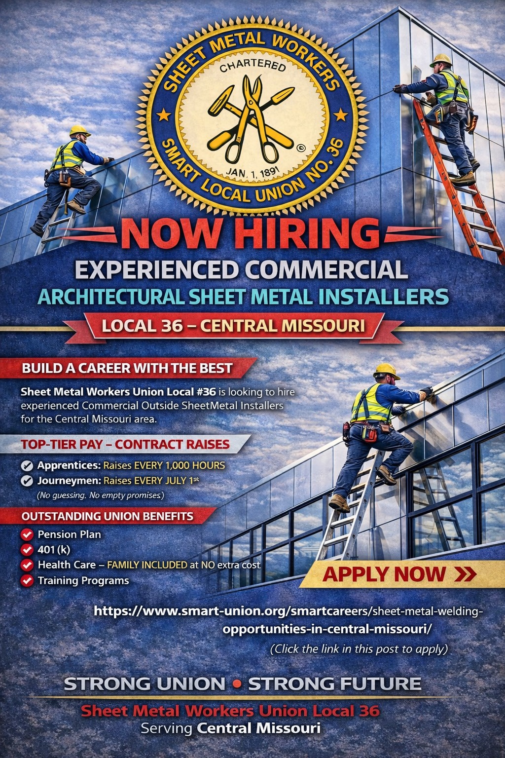 Sheet Metal Workers Local 36 Central MO | Fulton MO