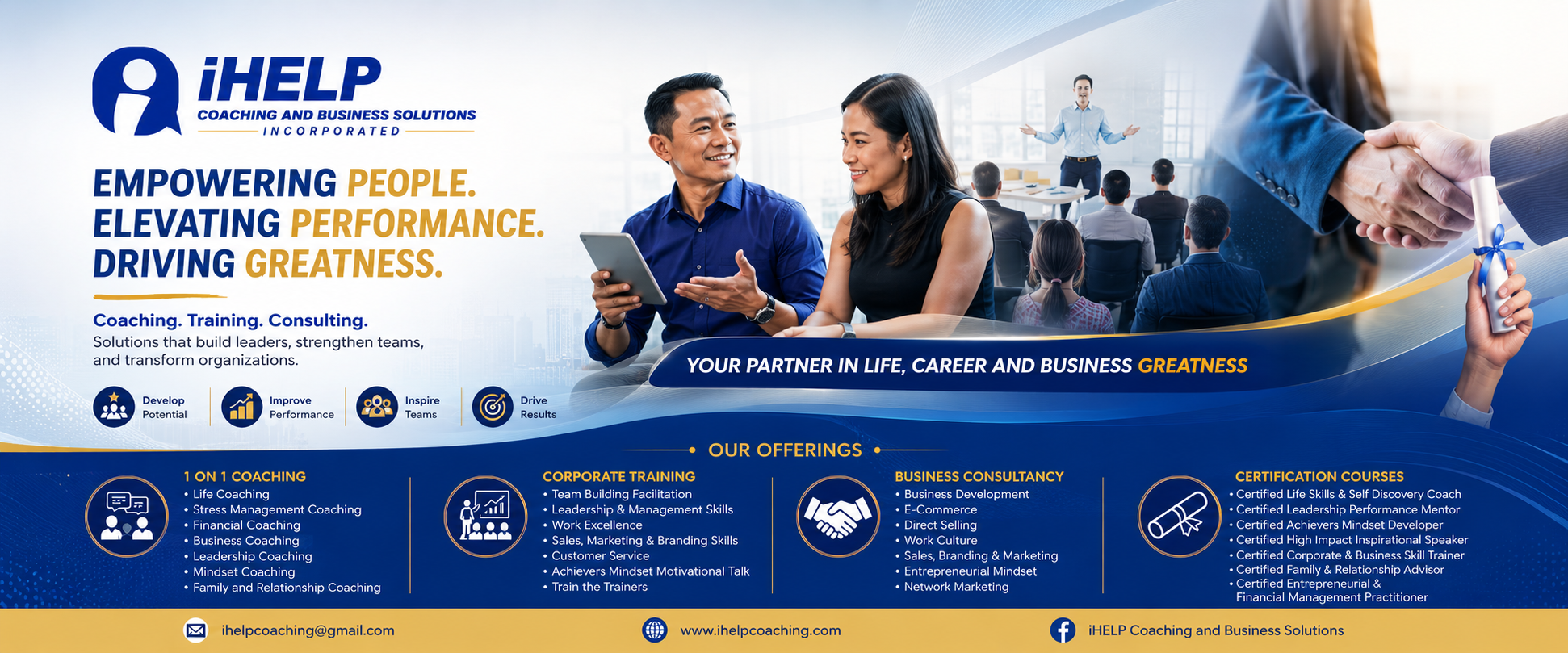 IHELP Coaching and Business Solutions Corporation