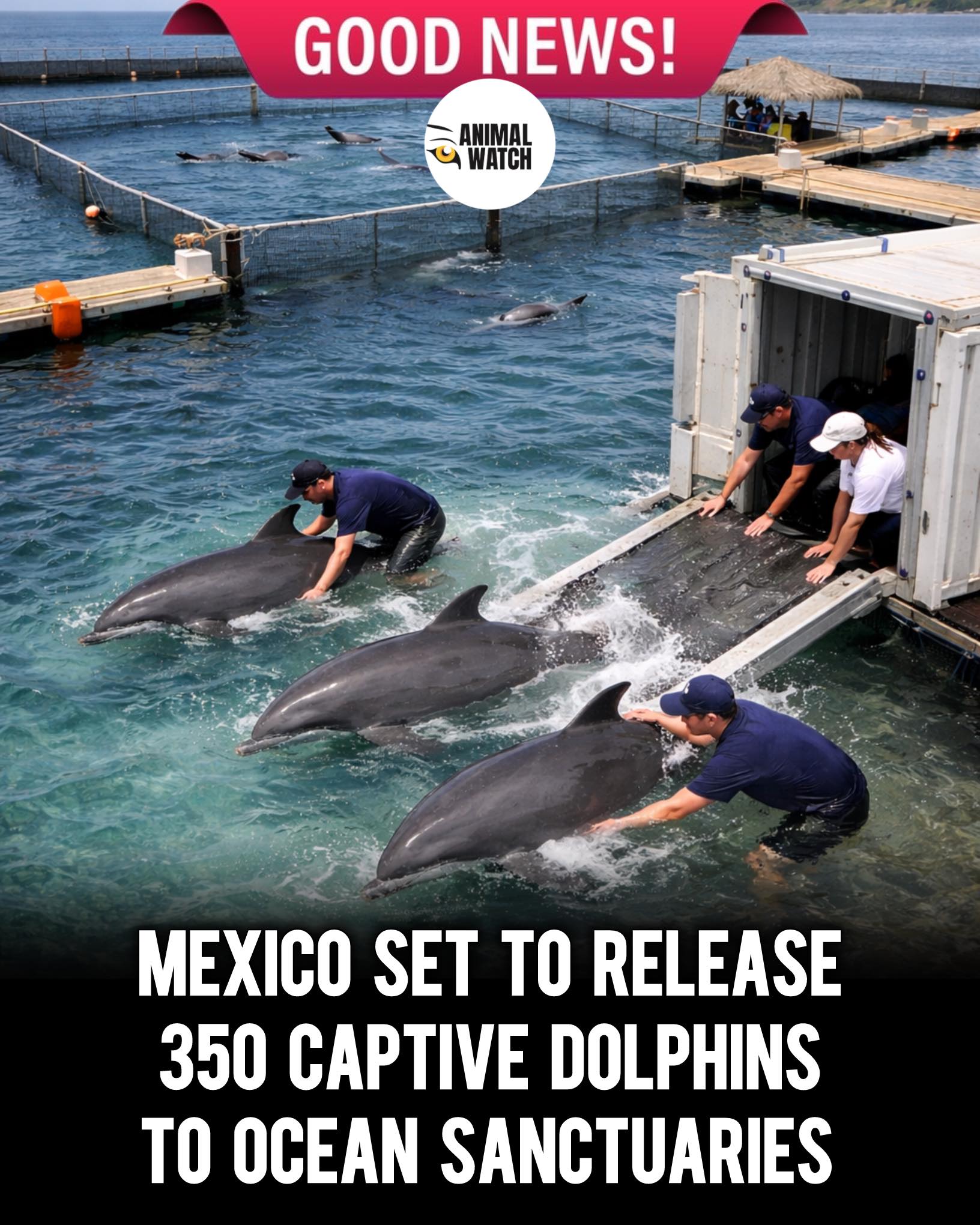 Anneka - AMAZING NEWS! Mexico Plans Release of 350 Captive Dolphins ...