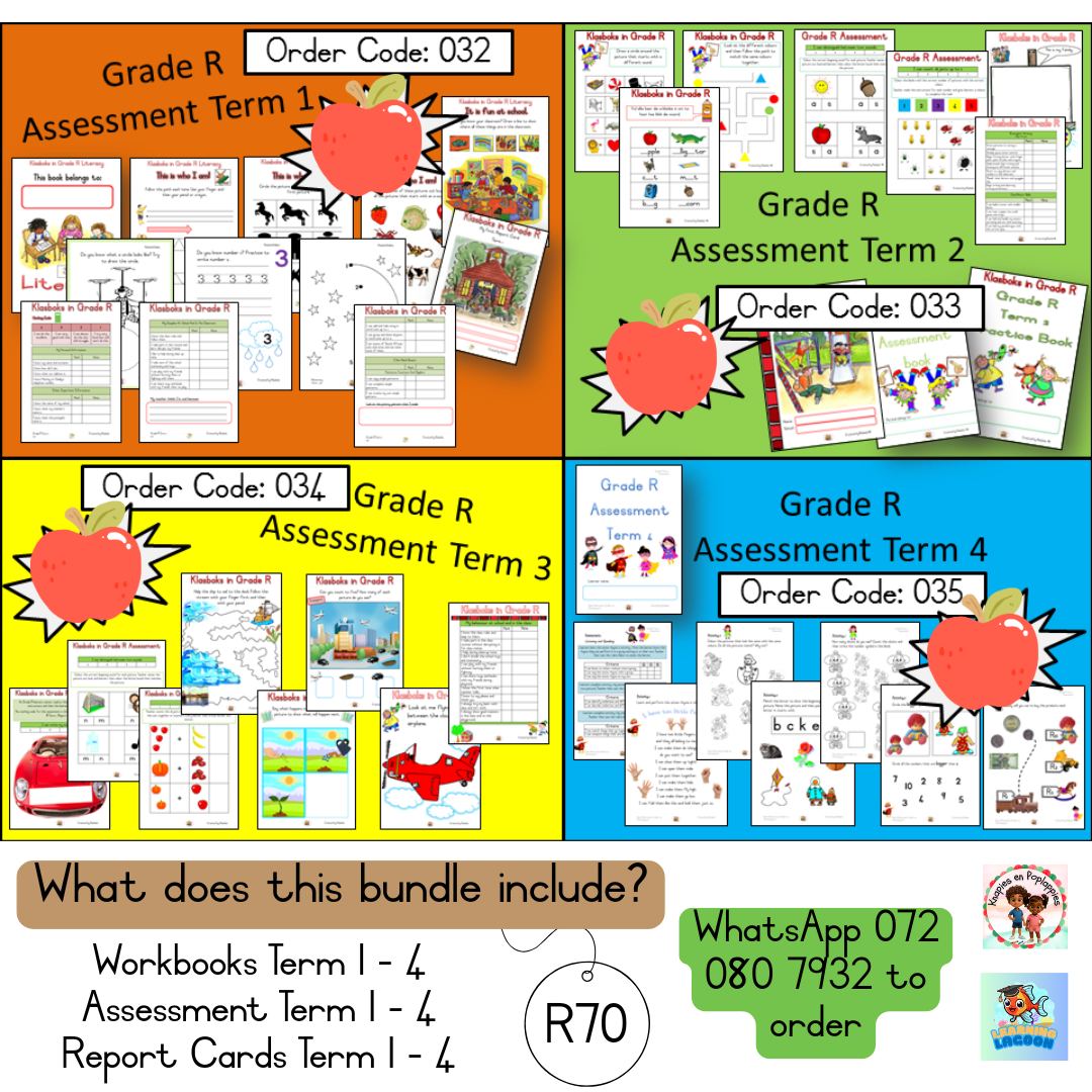 Learning Lagoon - Grade R Assessment Bundle Term 1 - 4... | Facebook