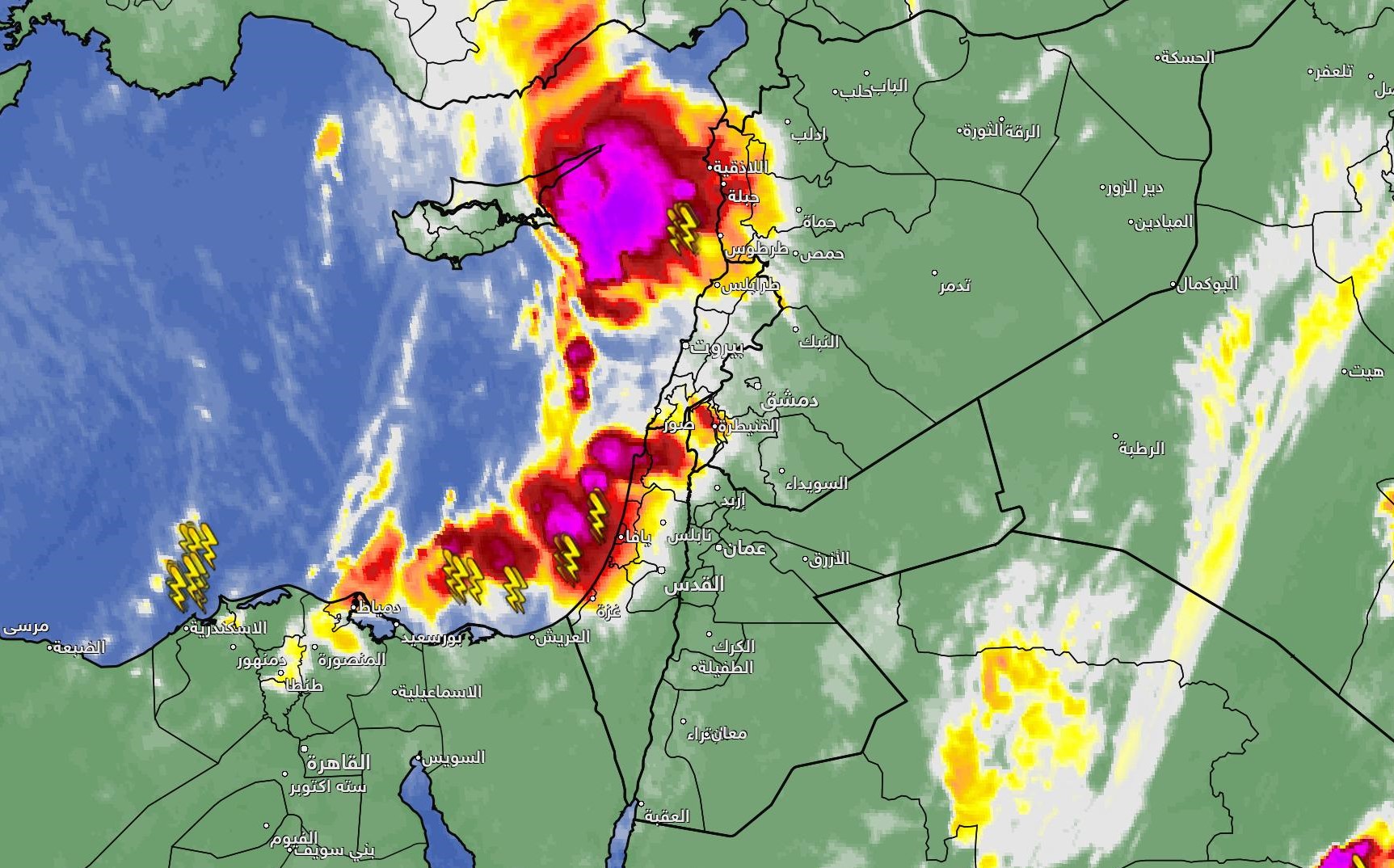 ‎أحوال الطقس في... - أحوال الطقس في دمشق Damascus Weather