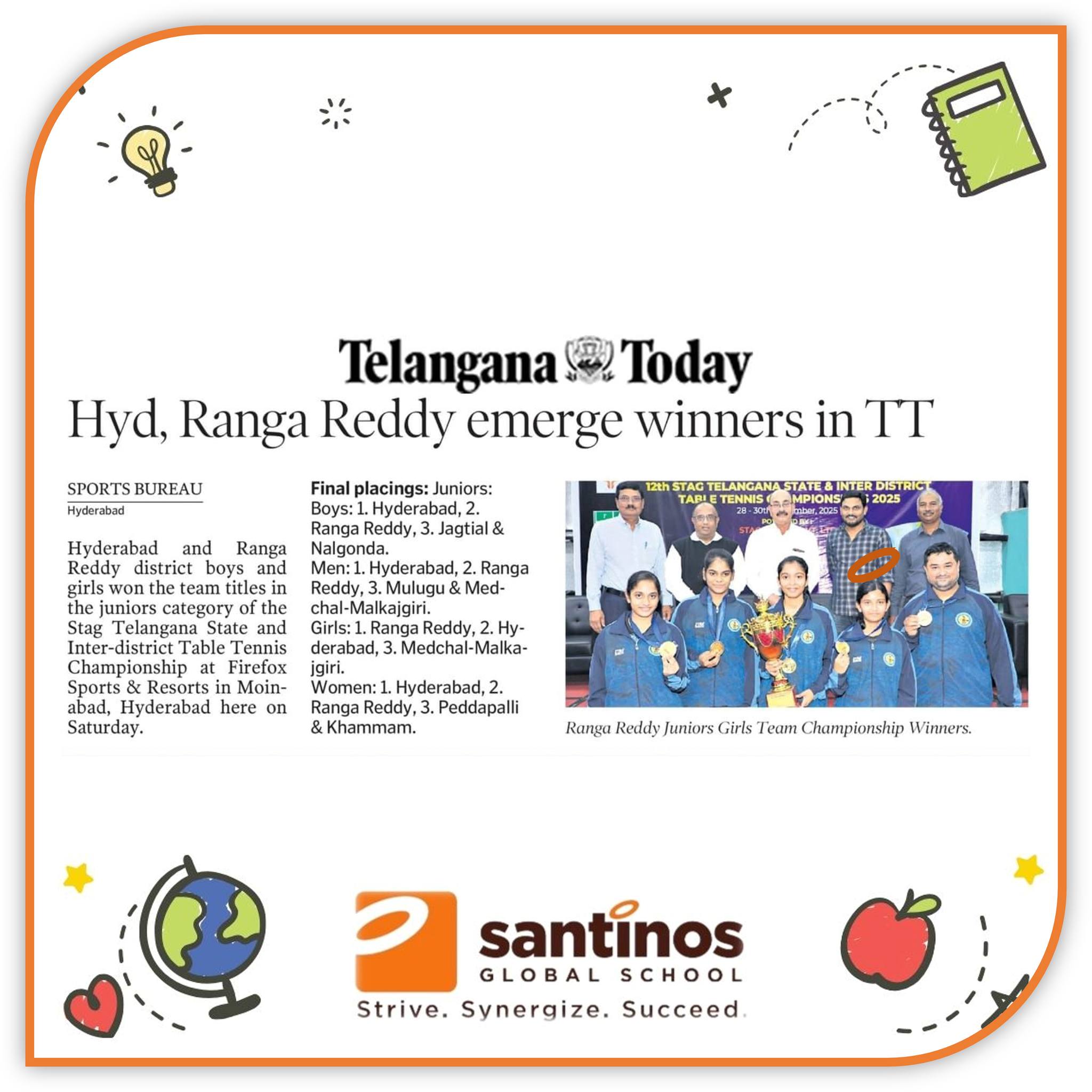 Santinos Global School | Hyderabad