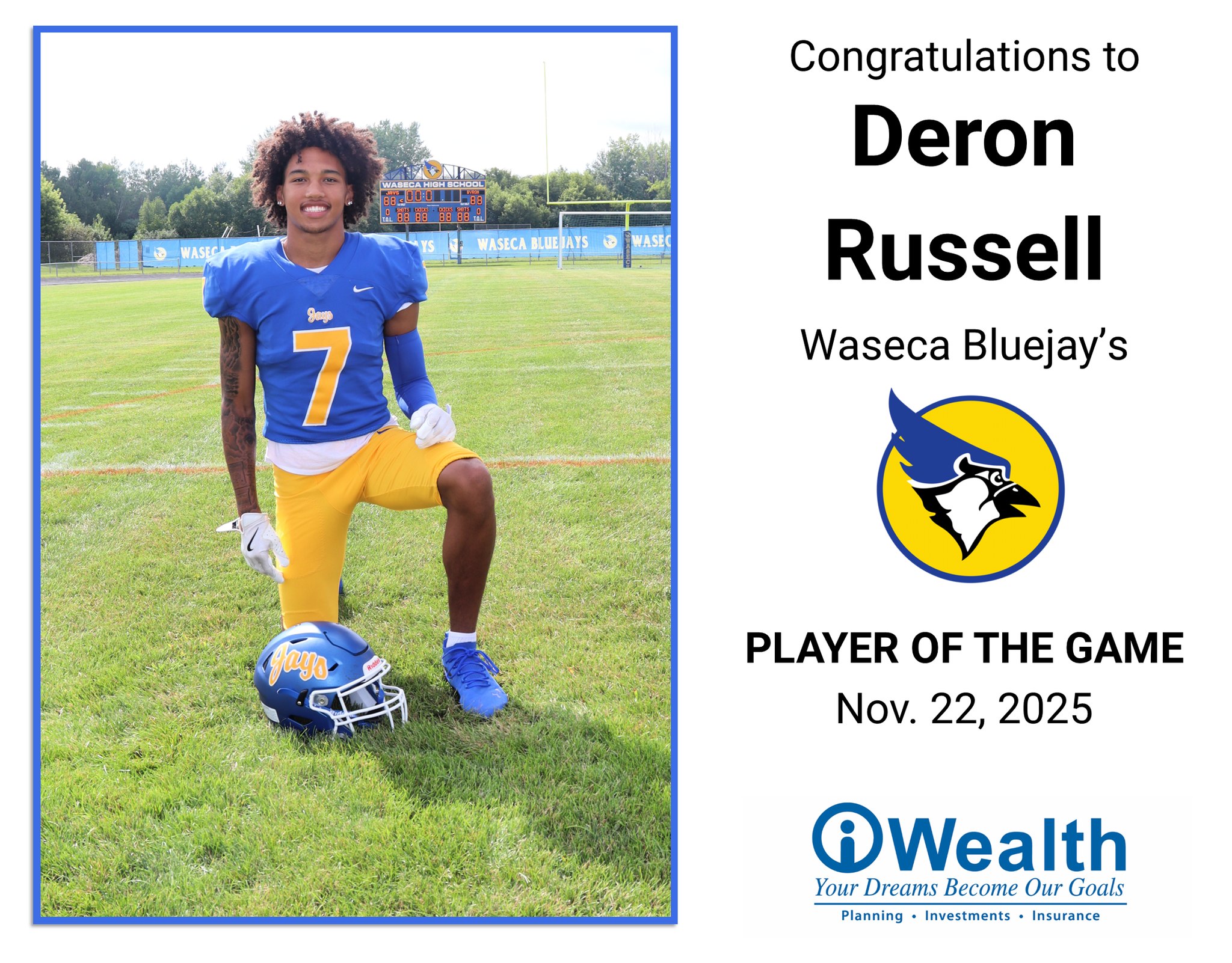 Fish - Congratulations to Deron Russell, the #iWealth #PlayerOfTheGame ...