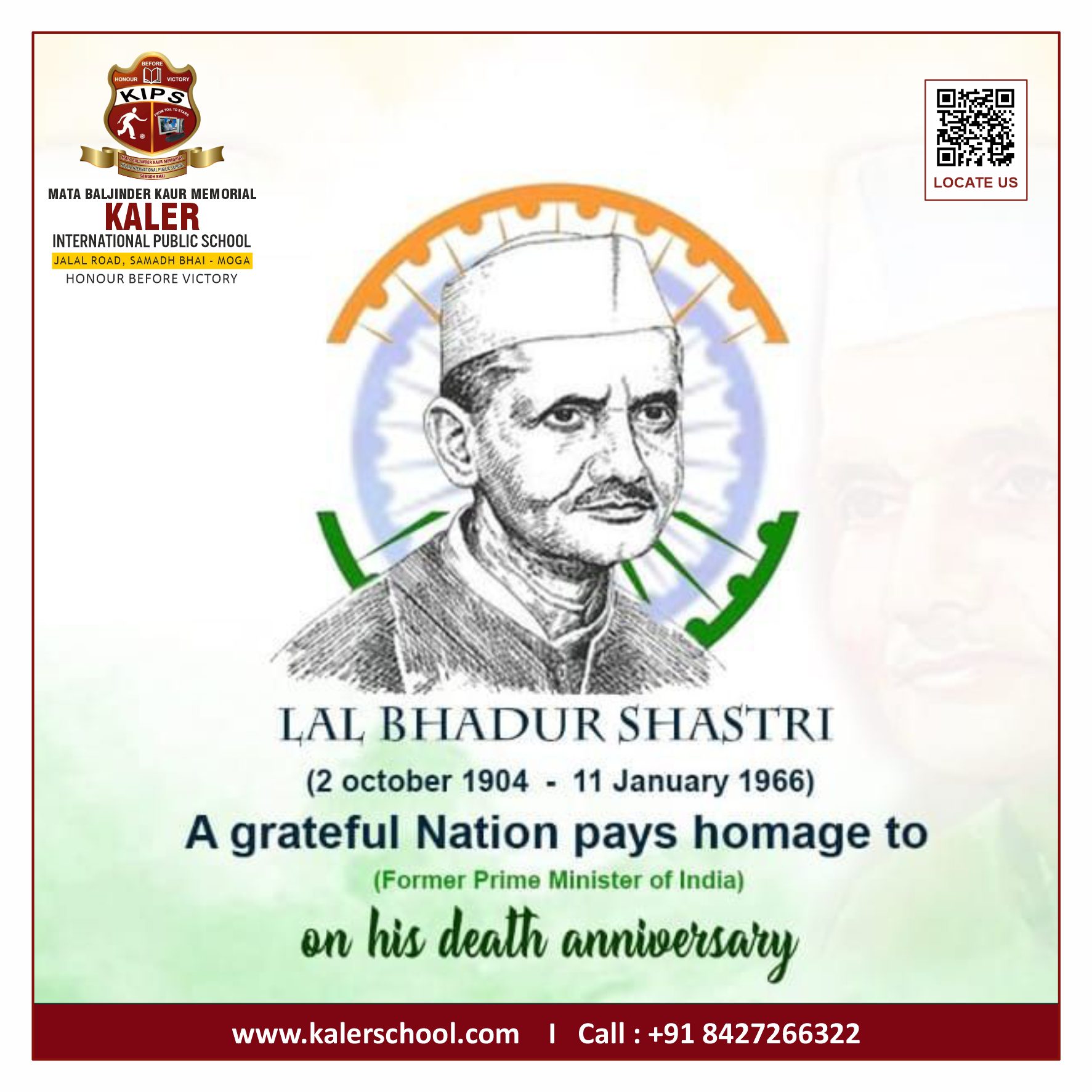 On the death anniversary of Shri Lal Bahadur Shastri Ji, we pay homage ...