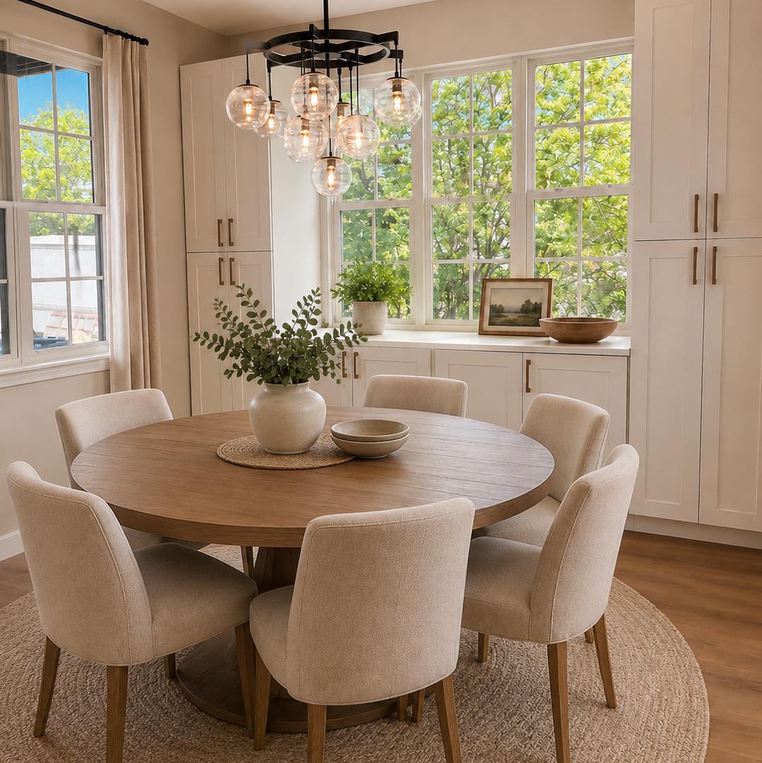 The Nova Dining table, made for gathering. A place to come