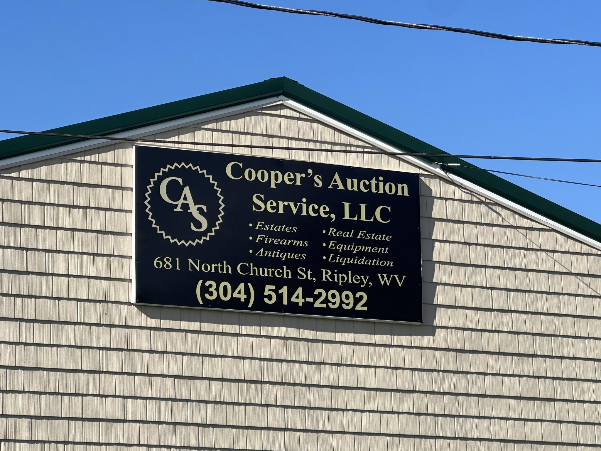 Cooper's Auction Service LLC | Ripley WV