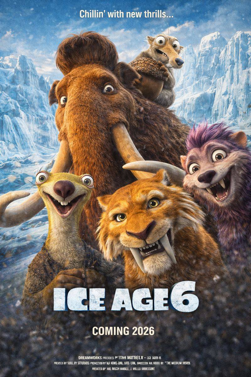 Amazing - 🎬 Ice Age 6 (2026) 👉 Starring: Ray Romano, John Leguizamo ...