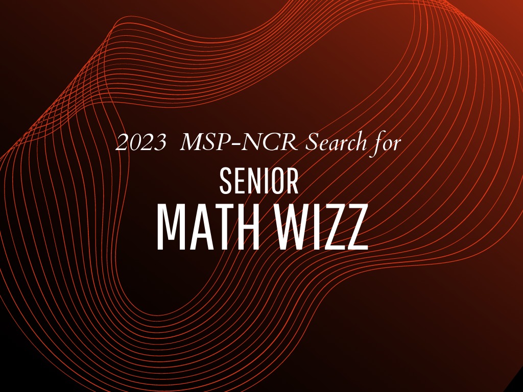 Mathematical Society of the Philippines- N C R | Facebook