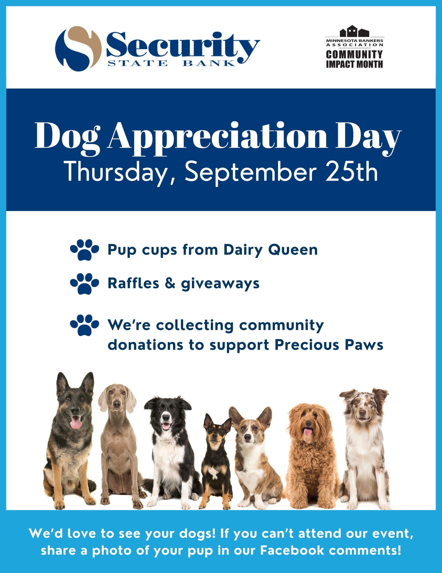 Security - One week until Dog Appreciation Day at Security State Bank ...