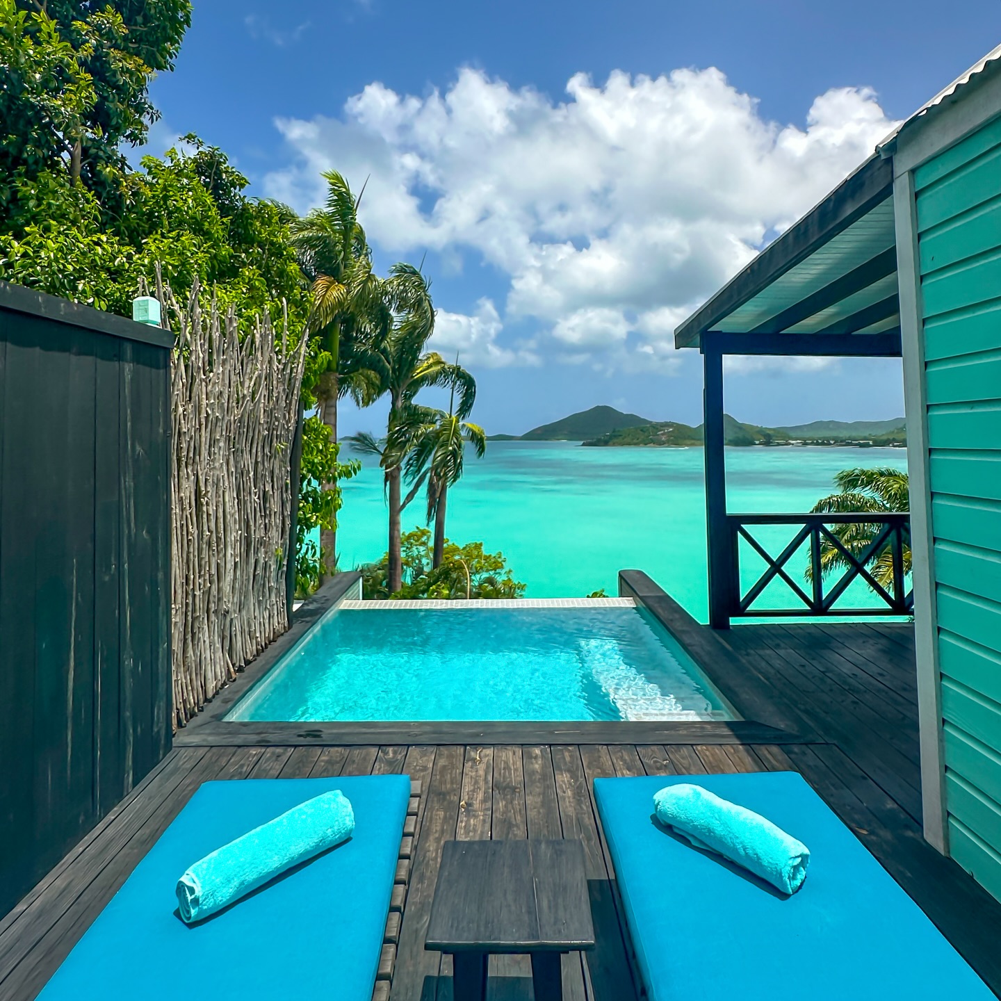 Seamlessly merged with Antigua's beautiful coastline, offering