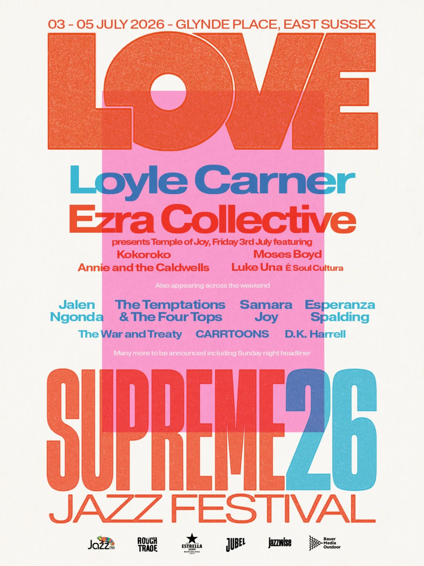 Ten years of Ezra Collective at Love Supreme ❤ 2016, 2018, 2022