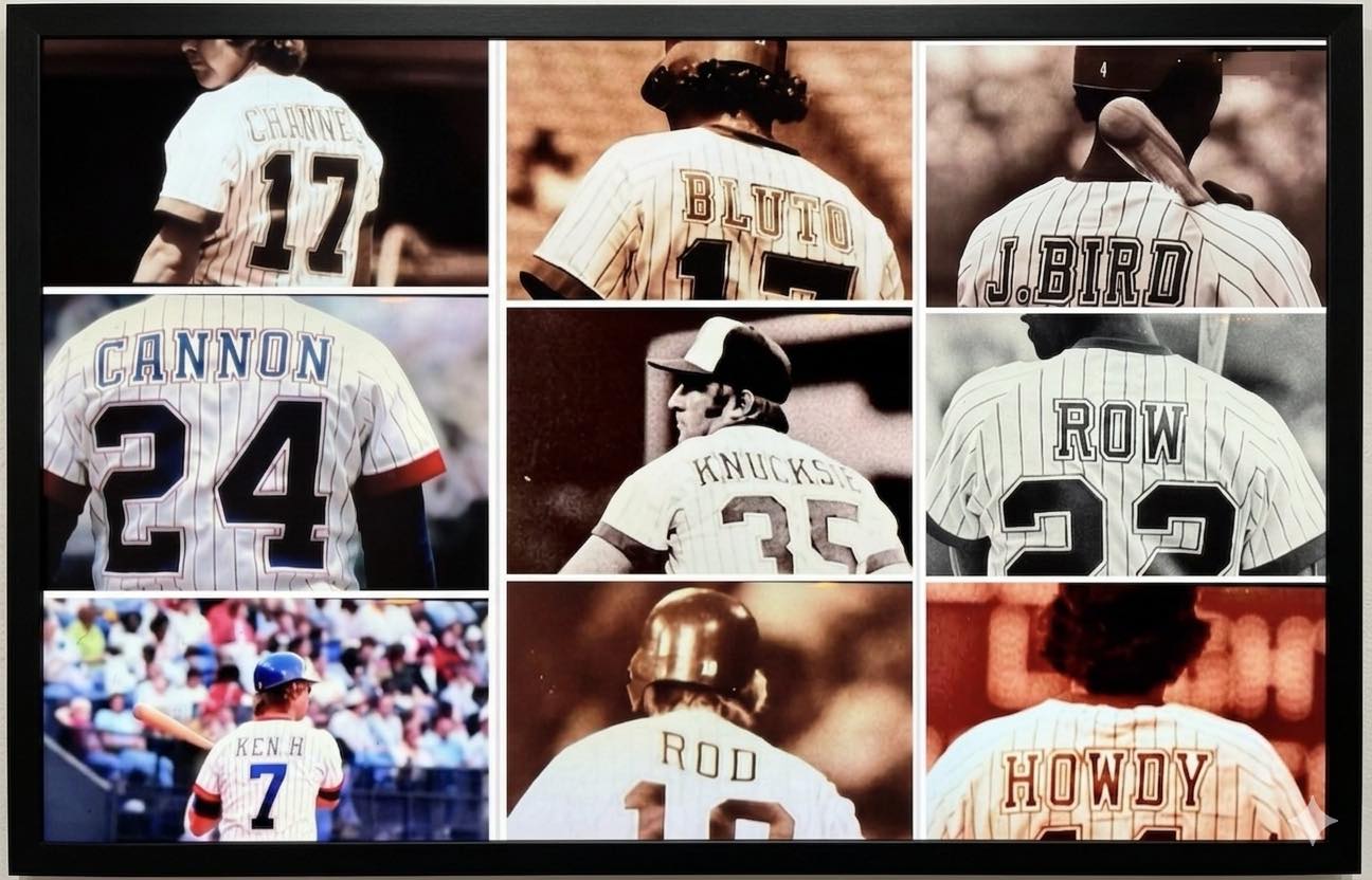 In May and June of 1976, the Braves wore nicknames on their jersey