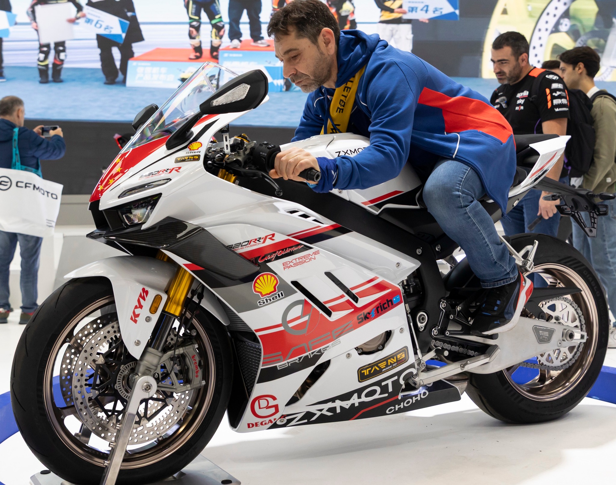 ZX Moto bikes at EICMA