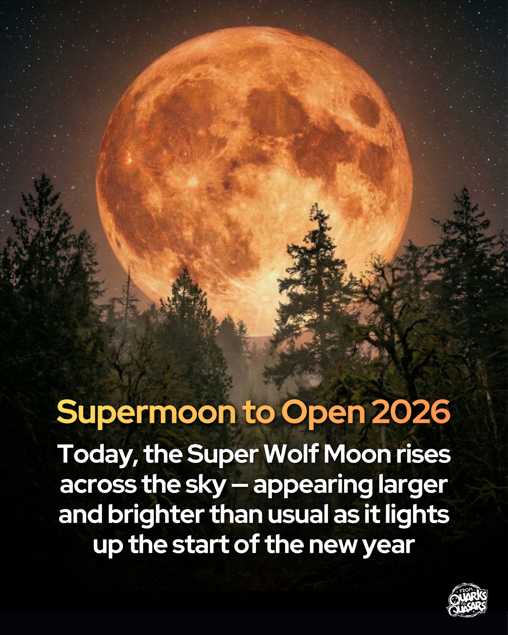 The Wolf Moon marks first supermoon of 2026. What we know about it