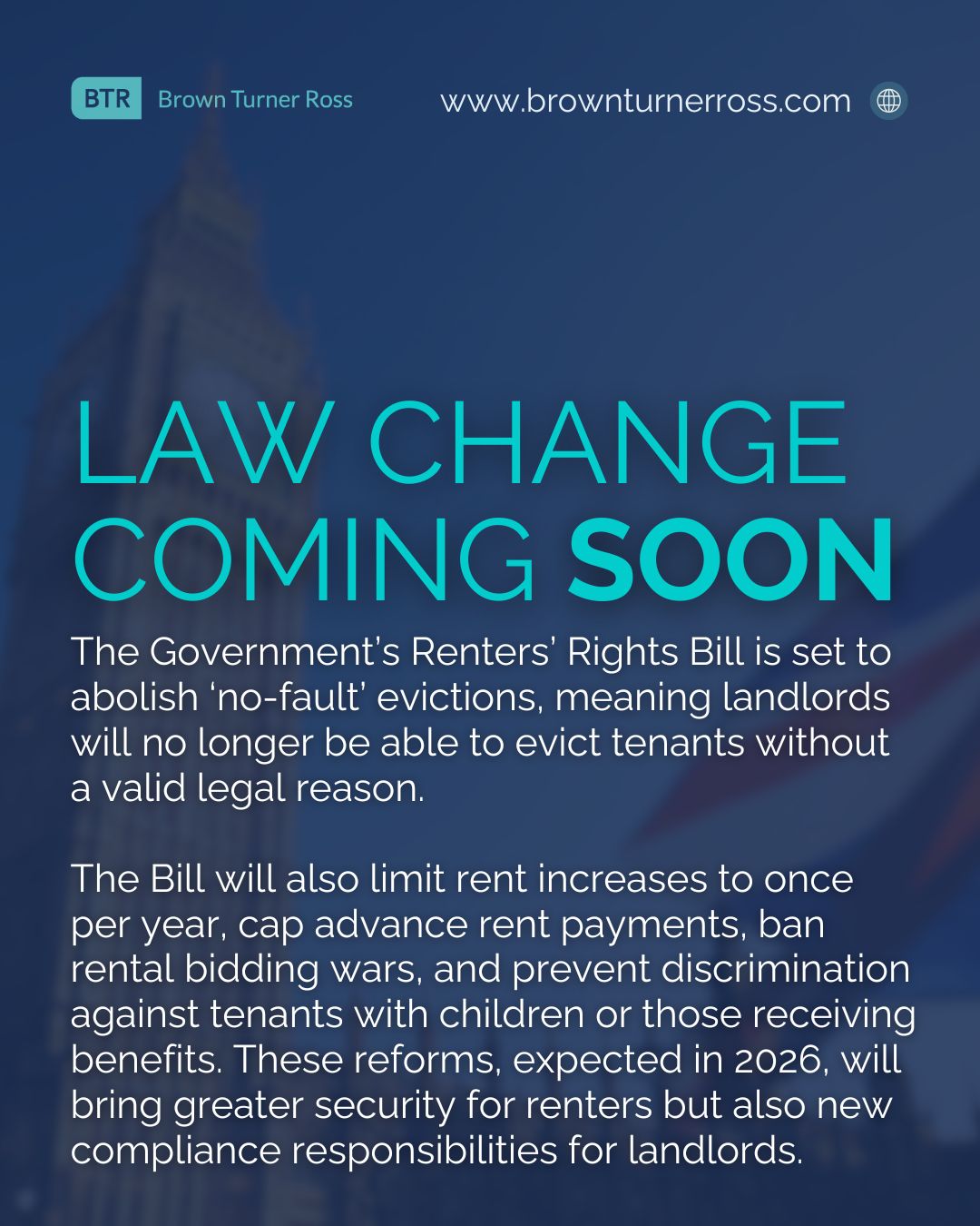 ⚖️ Big changes are coming for... - Brown Turner Ross | Facebook