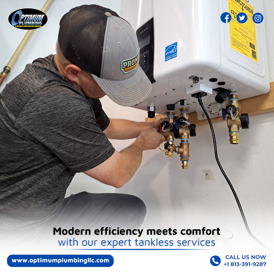 Optimum - Upgrade to Modern Comfort with Tankless Water Heaters! Say ...