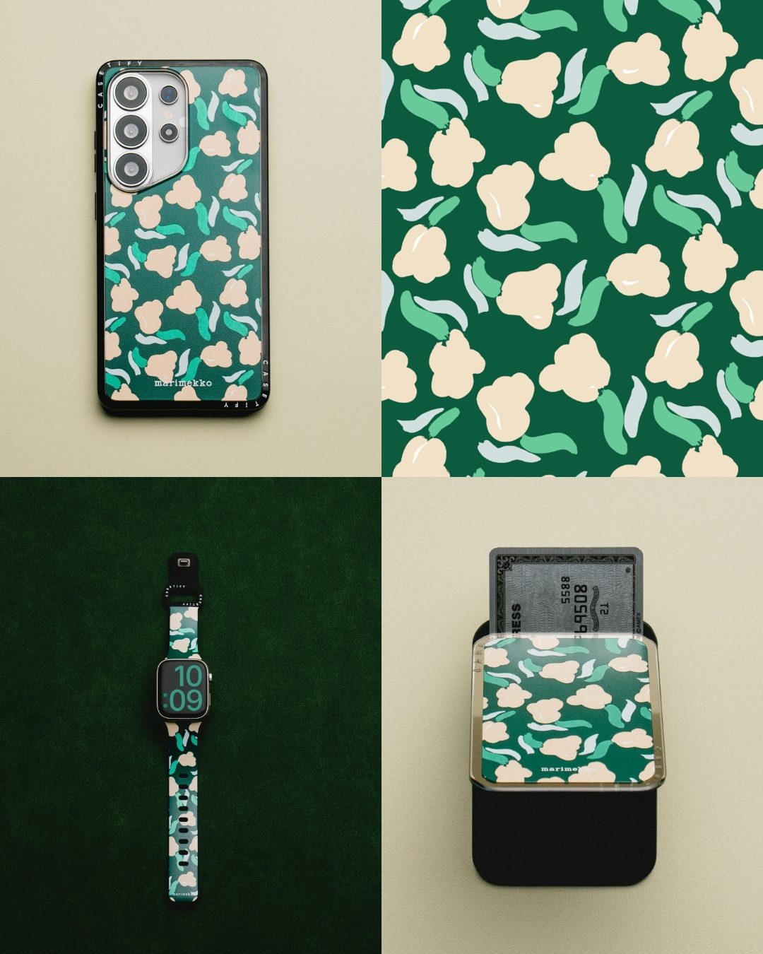 marimekko x @casetify is here 🌸🩵 Marimekko's signature Unikko