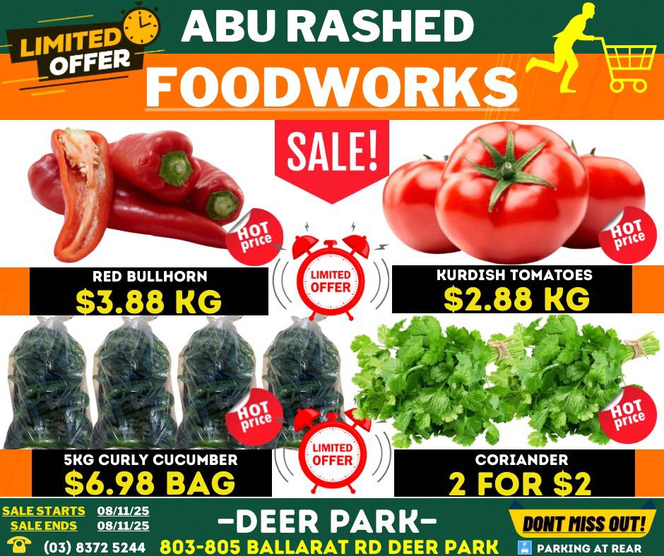 💥 • WEEKEND SALE!! •💥 DO NOT MISS... - FoodWorks Deer Park | Facebook