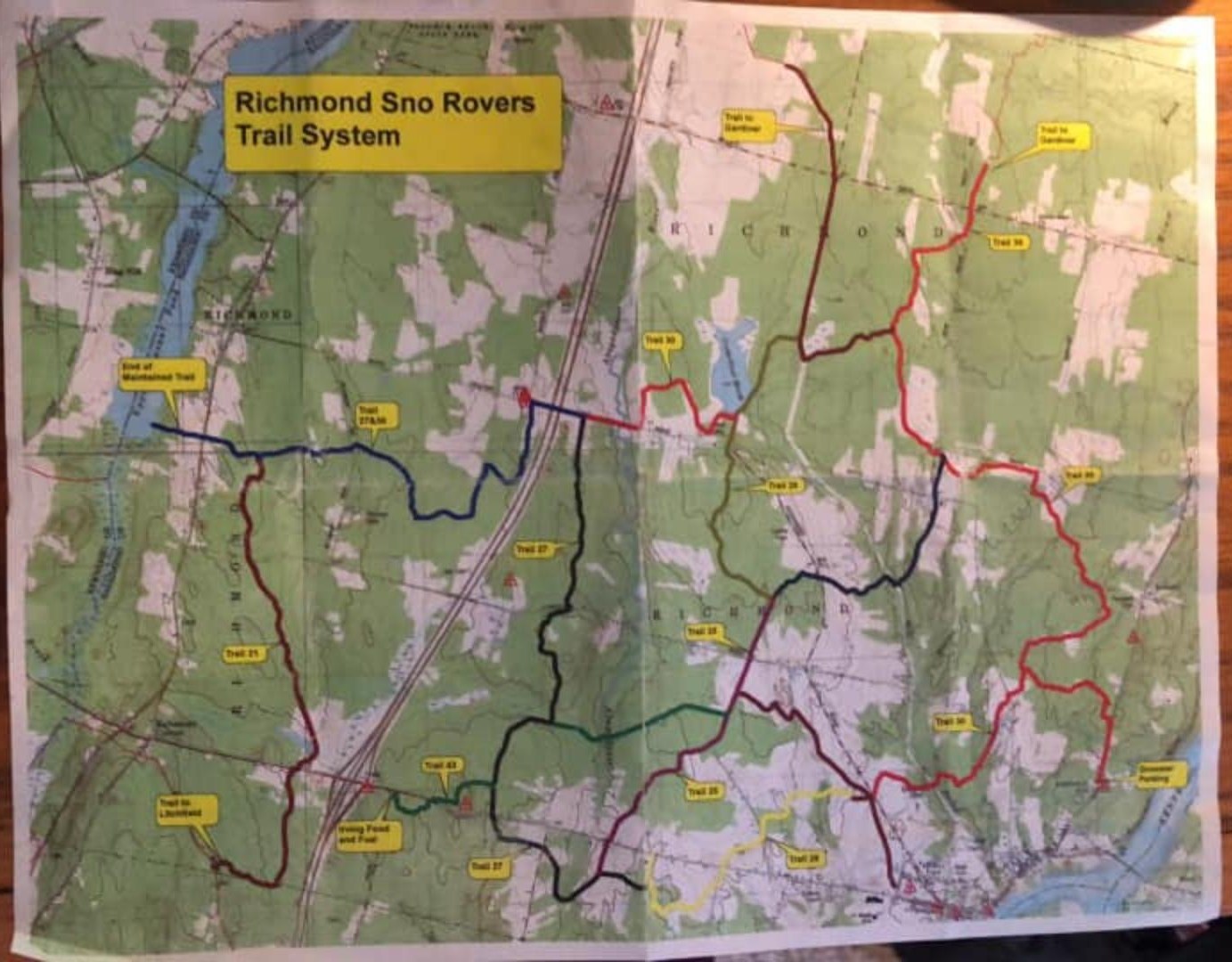 Richmond - Even though we got all the snow the trails are not open. We ...