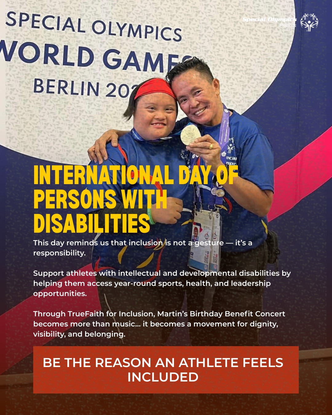On this International Day of... - Special Olympics Pilipinas | Facebook