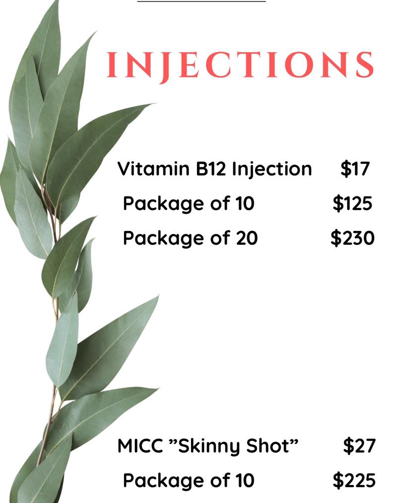 vitamin b12 injection dose weight loss Need some energy? Trying to lose weight? A B-12 shot could help! Walk-in any time just $15 Selection:1 Bottle Nutrition Strength Iron for Fat loss