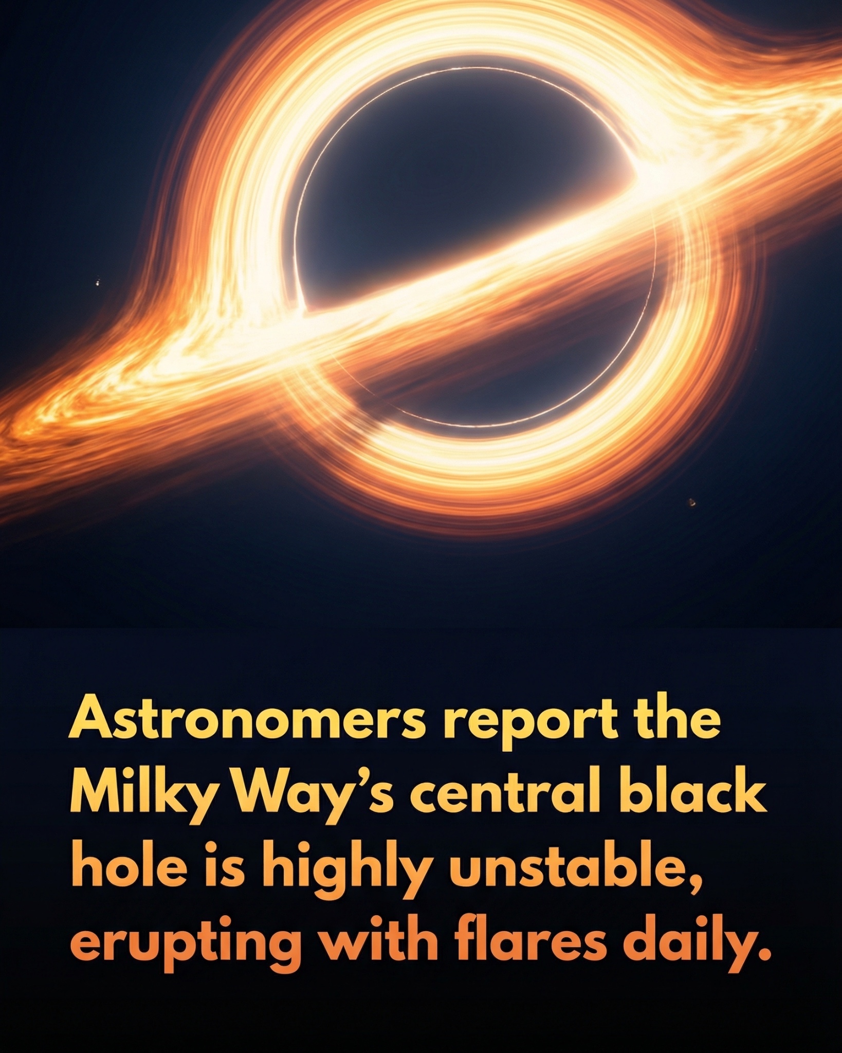 Hashem - The black hole at the center of the Milky Way is officially ...