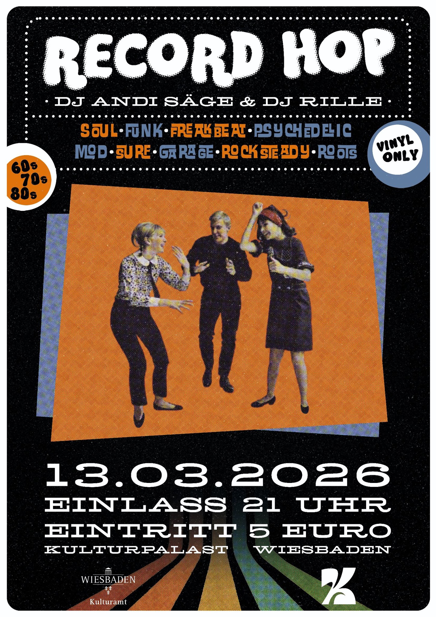 Record Hop mit Dj Rille und Herr Andi Säge